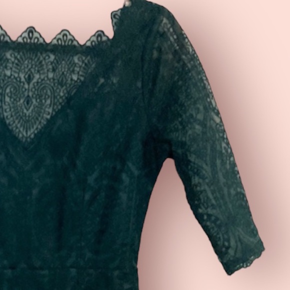 HOST PICK 🌟🌟🌟ModCloth Soieblu Green Dress Medium - Picture 5 of 5